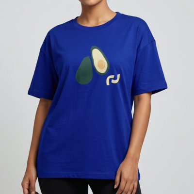 Drop shoulder T-shirt for Women (Blue)